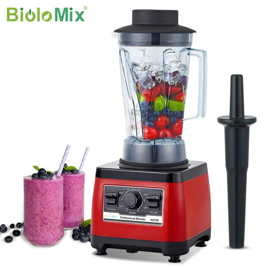 BioloMix BPA Free Heavy Duty Commercial Grade Blender Professional Mixer Juicer Ice Smoothies Peak 2200W Peaceful Pleasures Health and Wellness