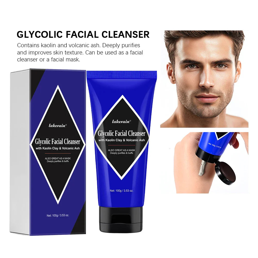 Glycolic Acid Clay Cleanser & Mask – Oil Control All Skin Types