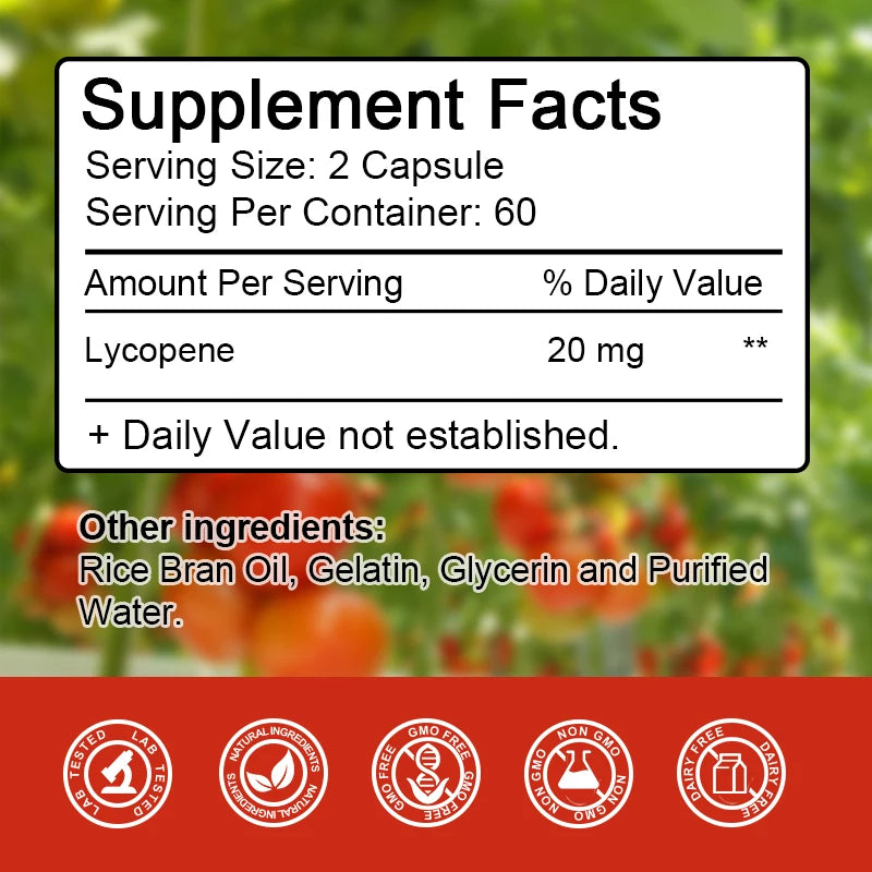 BEWORTHS Lycopene Capsules – Prostate, Bladder & Male Reproductive Health Dietary Supplement Peaceful Pleasures Health and Wellness