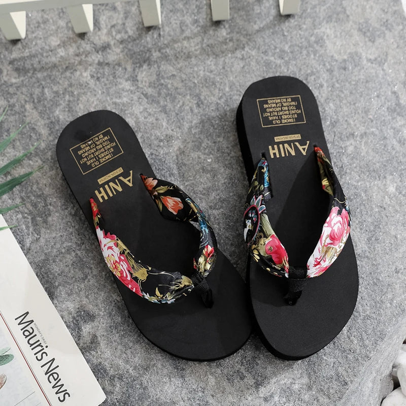 Women's Sequin Flip Flops – Summer Beach Flat Sandals