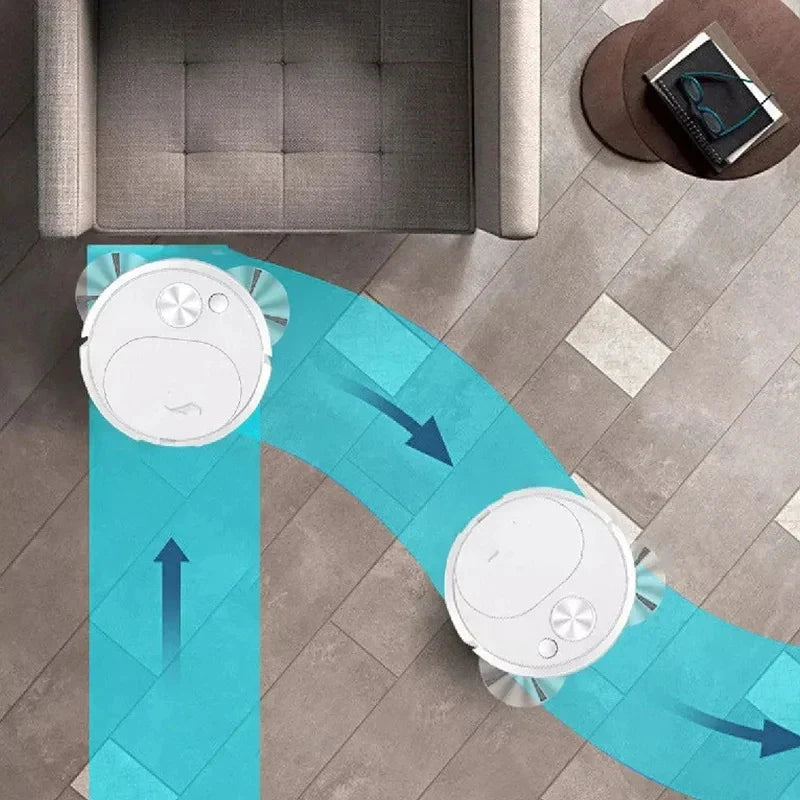 3-in-1 Robot Vacuum Cleaner 1500Pa USB Rechargeable Sweep Mop