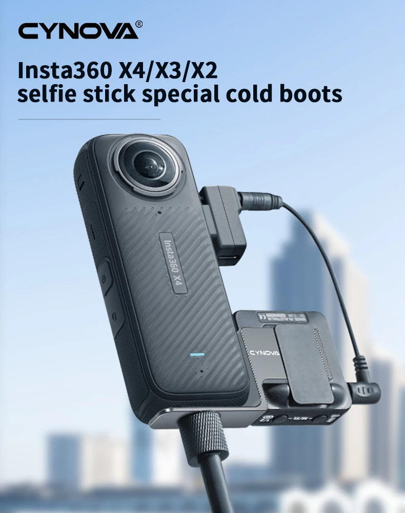 Alternative Cold Boots Adapter and Audio Cable For RODE WIRELESS GO For Insta 360 X3 X4 ONE X2 Sport Camera Accessories Peaceful Pleasures Health and Wellness