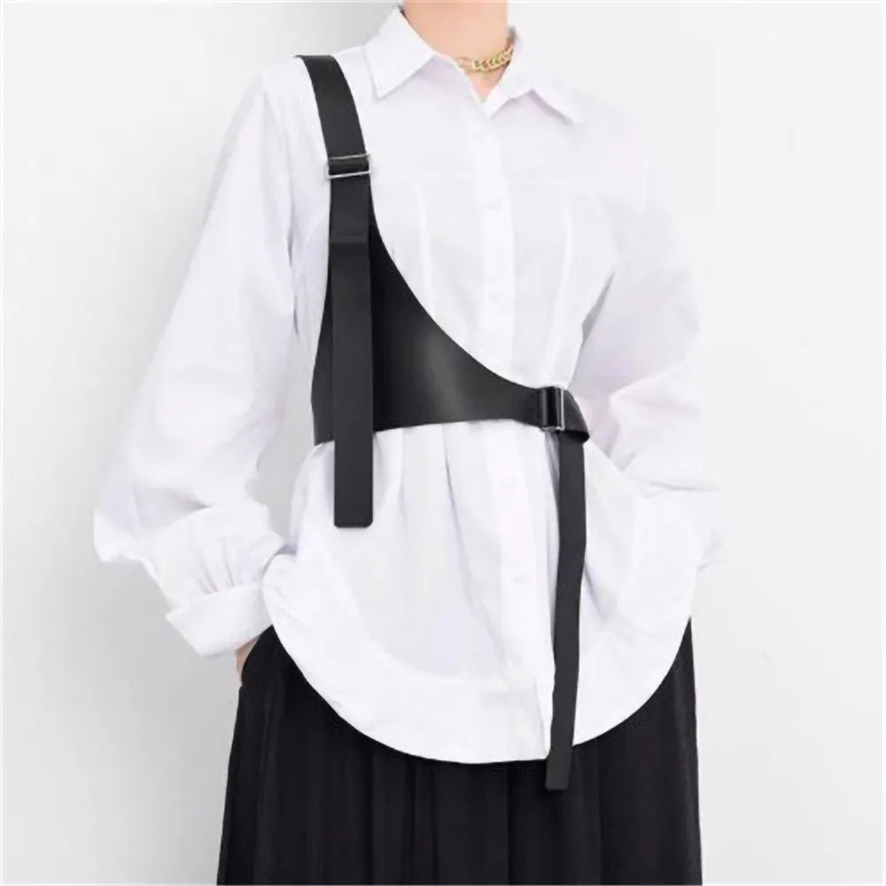 Designer Belts Women Waist Harness Skirt Belt Soft Pu Leather Dress