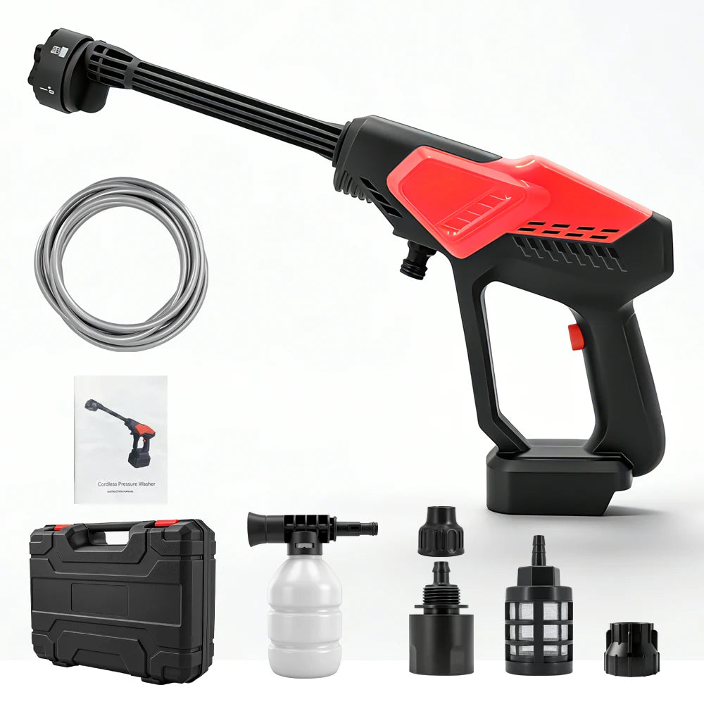 6IN1 High Pressure Electric Water Spray Gun Car Garden Washer Tool Car Wash Gun HomeYard Tool for Makita Battery Pin(NO Battery) Peaceful Pleasures Health and Wellness No Battery
