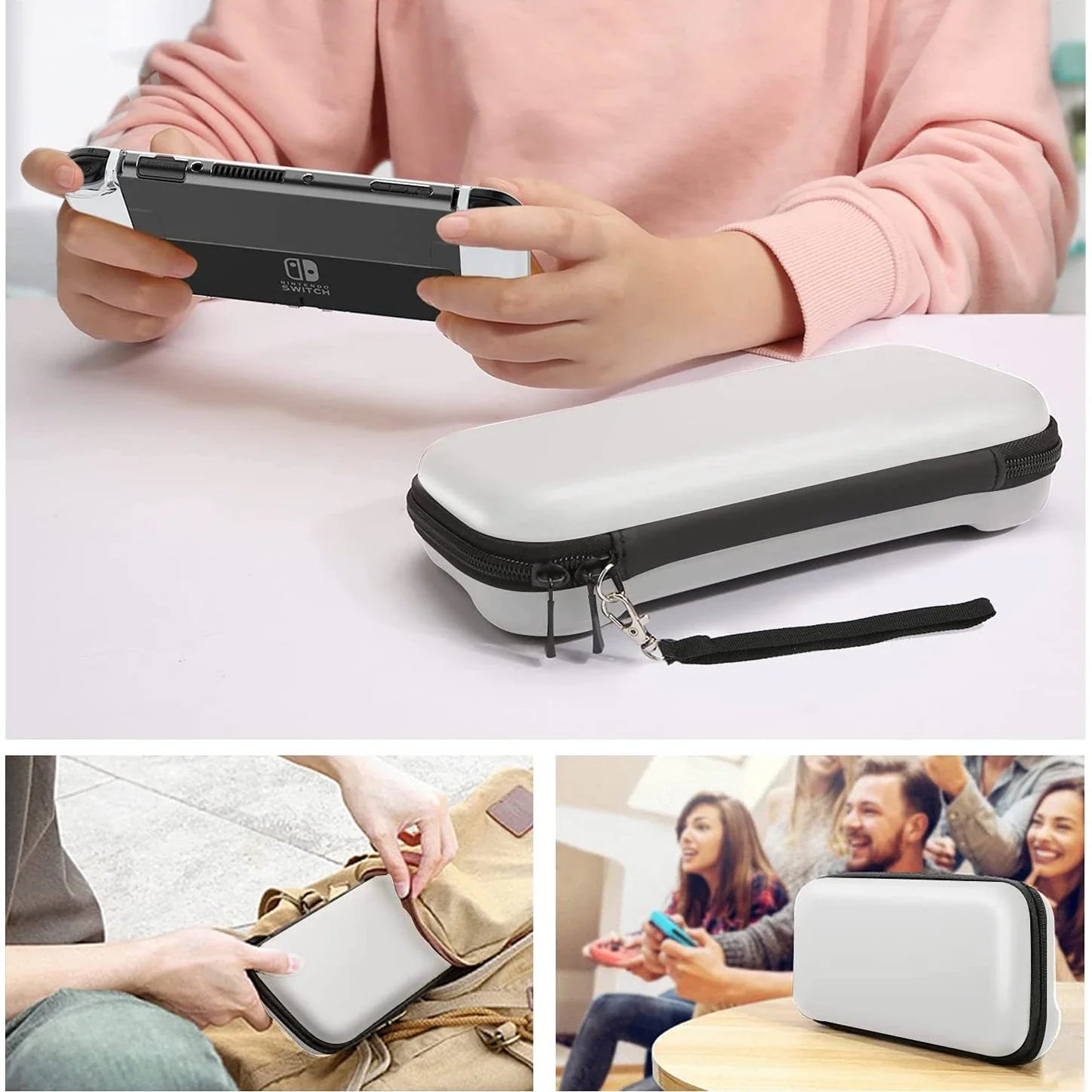 Nintendo Switch & OLED Accessories Bag & Protective Case Kit