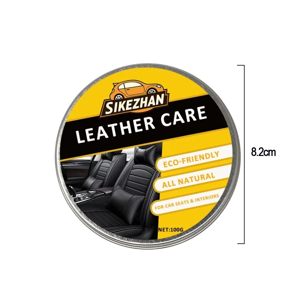 Natural Leather Conditioner Balm – Odorless Car Seat Care Cream