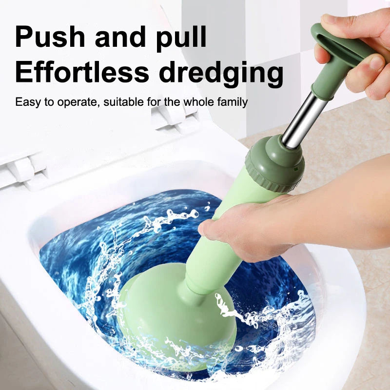Toilet Plunger,Powerful High-pressure Drain Plunger Suction Cups,Toilet Unblocker Vacuum Plunger,Unblocker Suitable For Toilet Peaceful Pleasures Health and Wellness