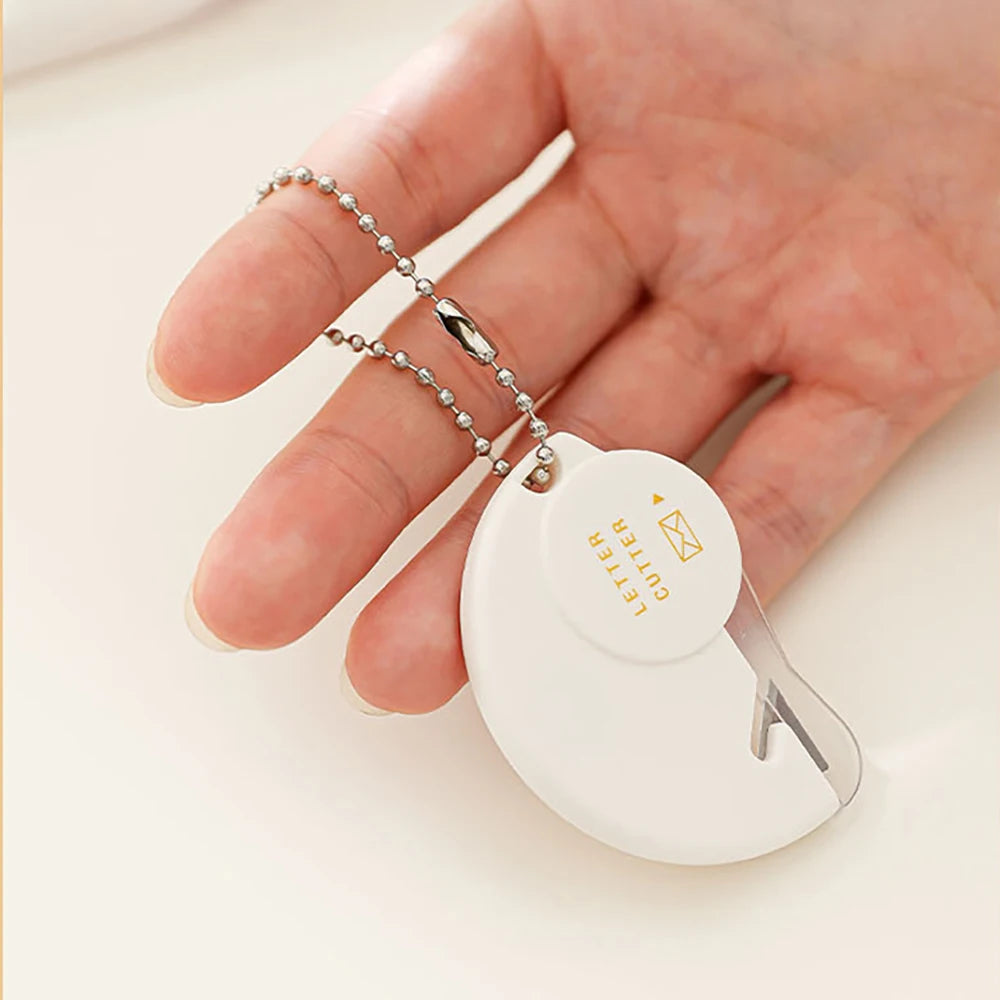 Japanese Mini Shaftless Letter Opener Safe Hand Friendly Portable