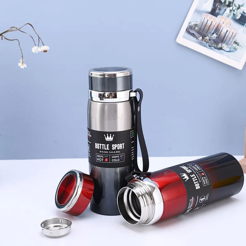 1L capacity, Space-Inspired Exercise Bottle, Double-Layer Stainless Steel Vacuum Insulated Beverage Cup, essential for large-cap Peaceful Pleasures Health and Wellness