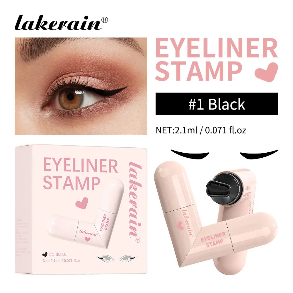 Lakerain Waterproof Gel Eyeliner Stamp – Fast Dry, Long-Lasting