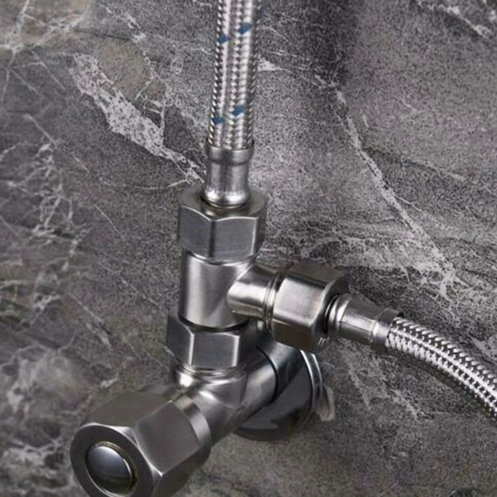 Faucet Adapter Copper G1 2 T-valve Kitchen Sink Splitter Diverter
