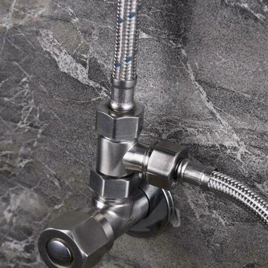 Faucet Adapter Copper G1 2 T-valve Kitchen Sink Splitter Diverter Peaceful Pleasures Health and Wellness Default Title