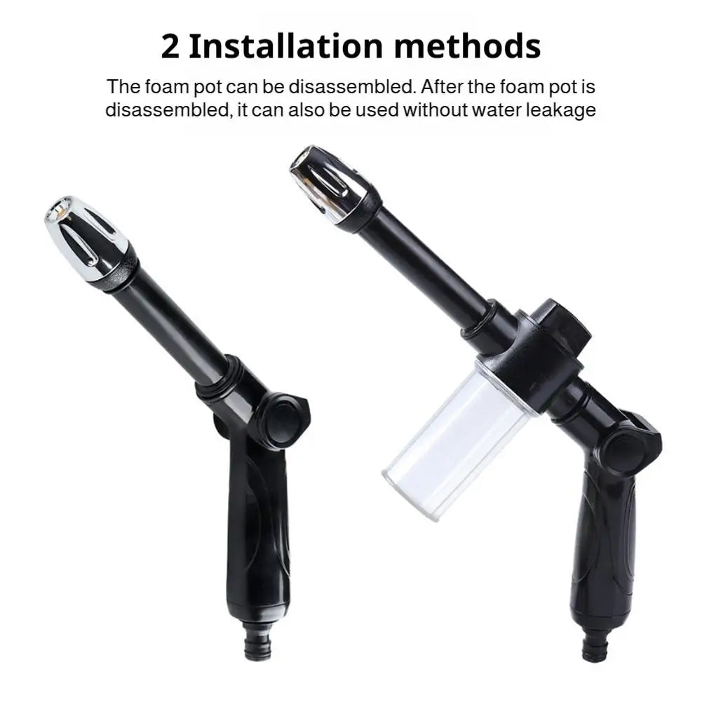 High Pressure Car Wash Gun, RV Cleaning Foam Kettle, Garden Hose Nozzle Shower Multi Watering Tool Peaceful Pleasures Health and Wellness