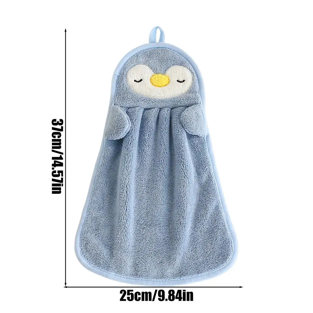 Cute Animal Hand Towels – Absorbent Kitchen & Bathroom