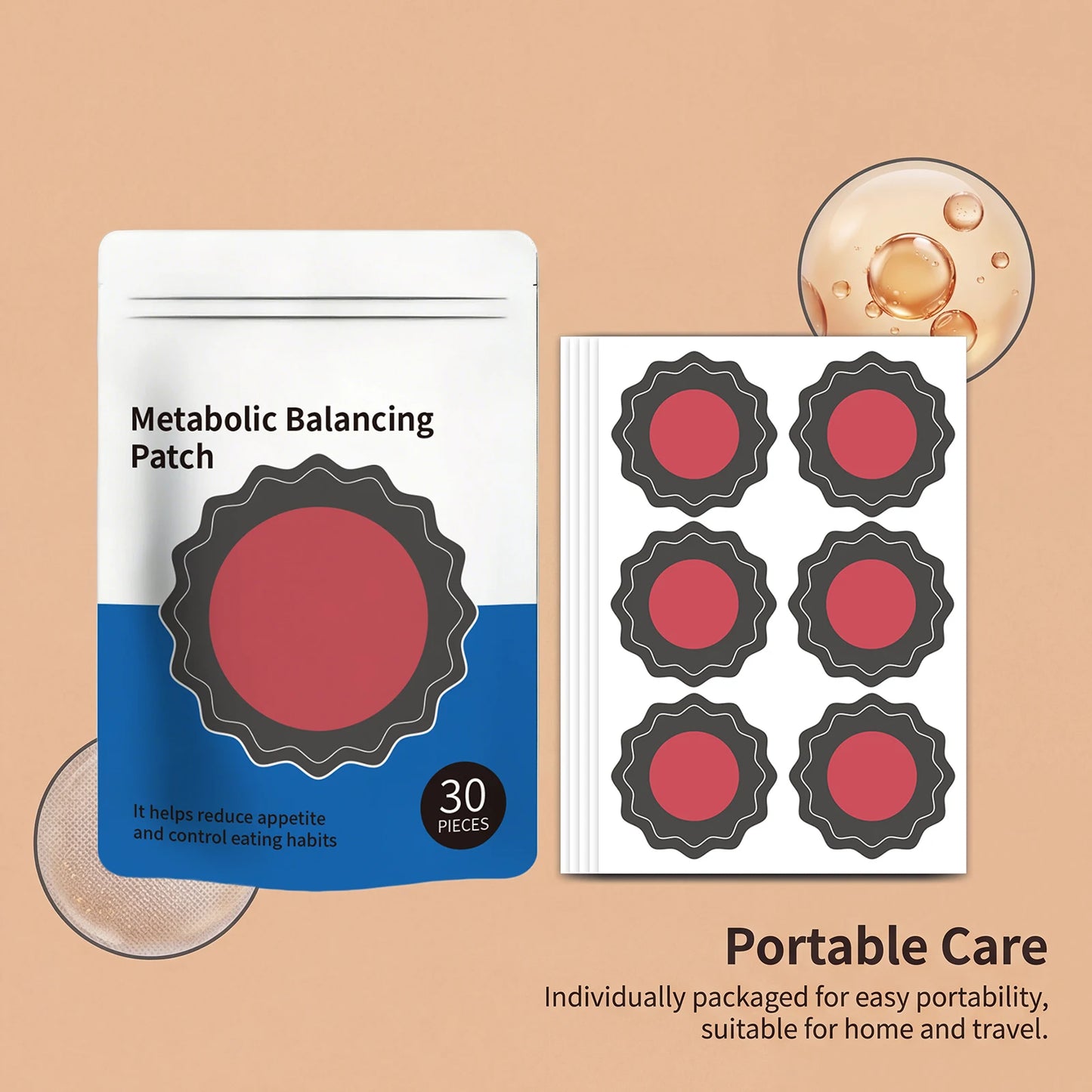 Jaysuing 30pc Body Care Patches – Breathable & Gentle Skin Patch