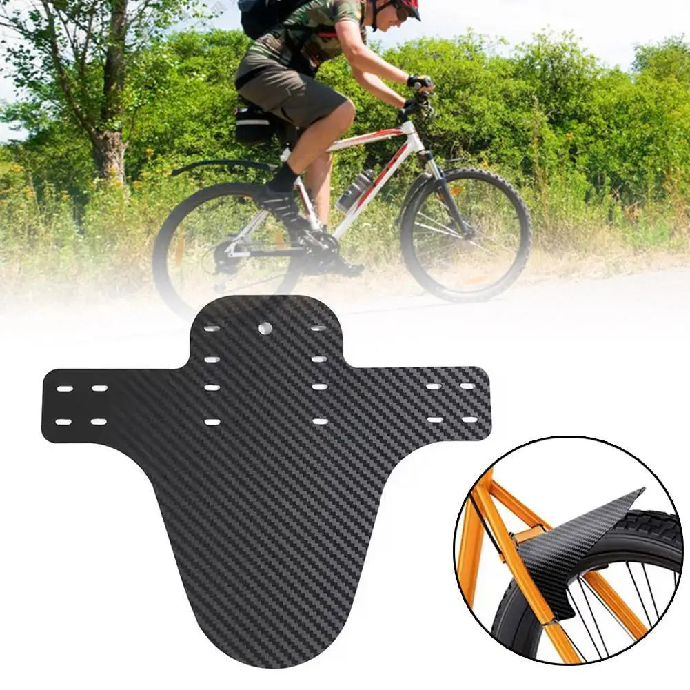 Ultralight MTB Bike Mudguard | Carbon Pattern Front & Rear Fender