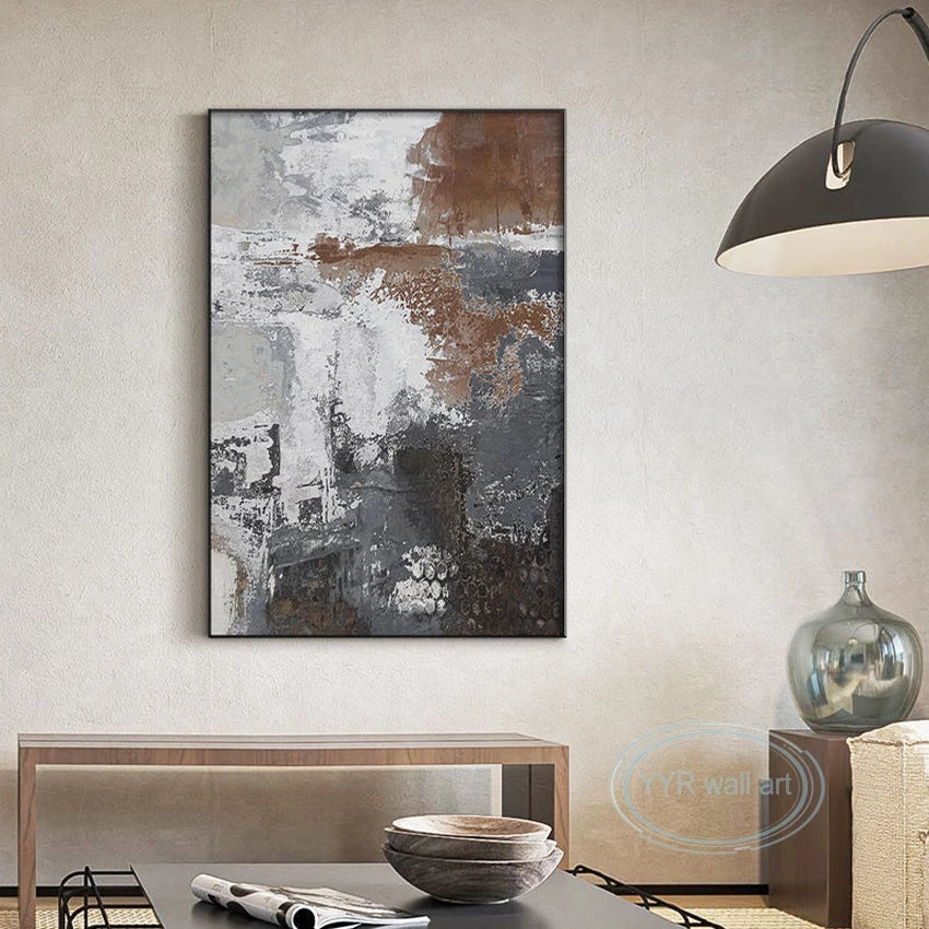 Wall Decoration Poster Living Room Bedroom Study Hotel Canvas Hanging Picture Modern Abstract 100% Handmade Custom Oil Painting Peaceful Pleasures Health and Wellness