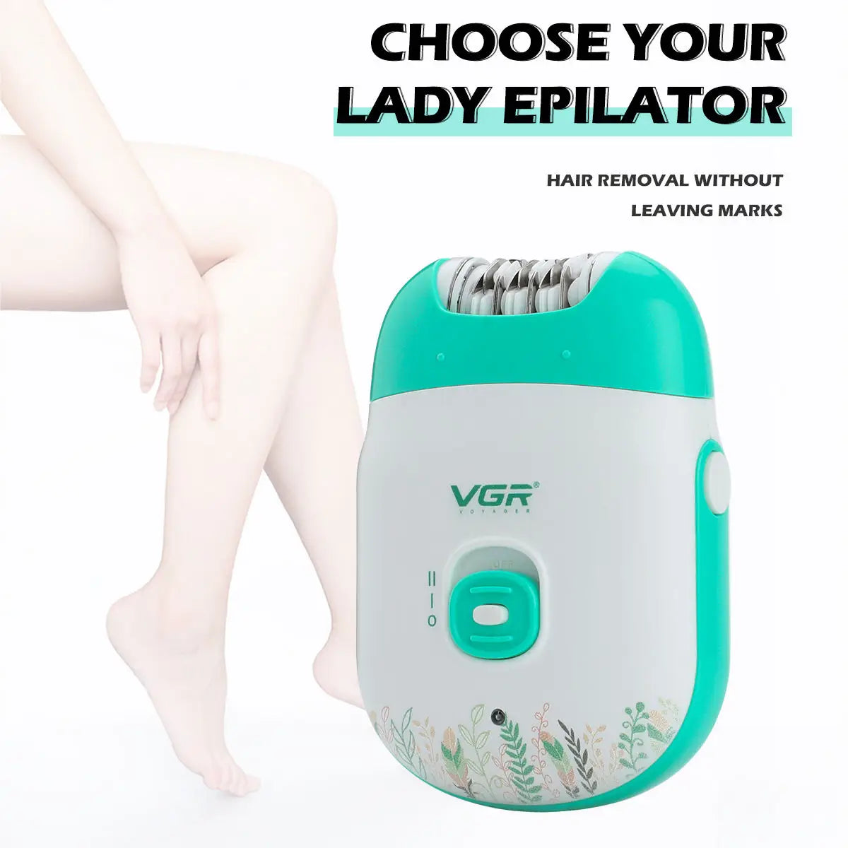 VGR 726 New Epilator Women Shaver Mini Plucker USB Rechargeable Electric Pedicure for Face Legs Bikini Peaceful Pleasures Health and Wellness