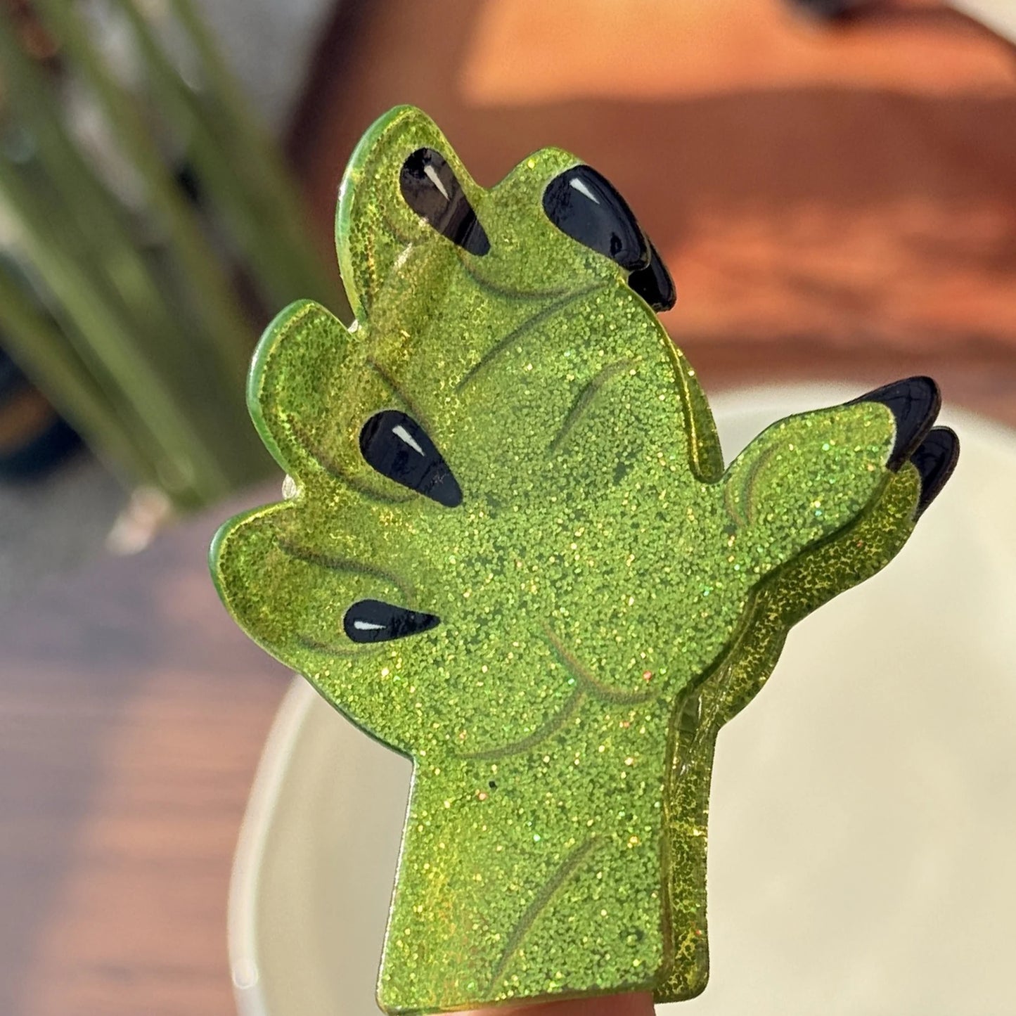 Halloween Hair Claw Clips – Spider Ghost & Skull Designs