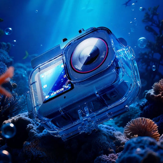 70M Waterproof Housing For DJI Action 6 Camera Action Camera Optical Glass Lens Provides Excellent Light Transmission Peaceful Pleasures Health and Wellness Default Title