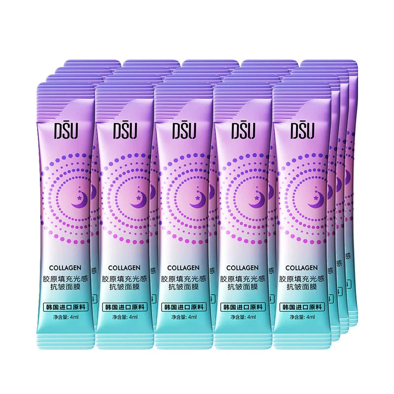 BIOAOUA Collagen Sleeping Face Mask – Anti-Aging & Hydrating Sleeping Face Mask Peaceful Pleasures Health and Wellness 20pcs