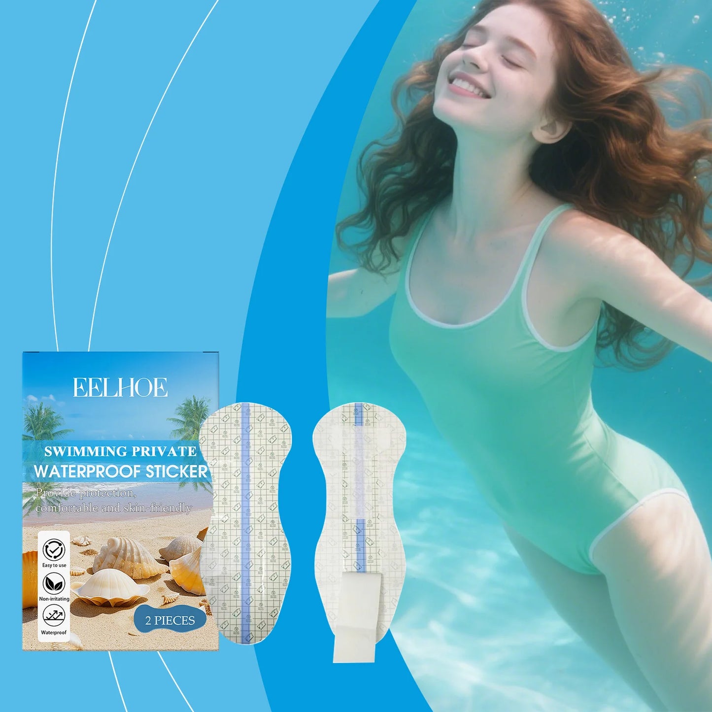 Waterproof Invisible Swim Patches for Women | Body Tape