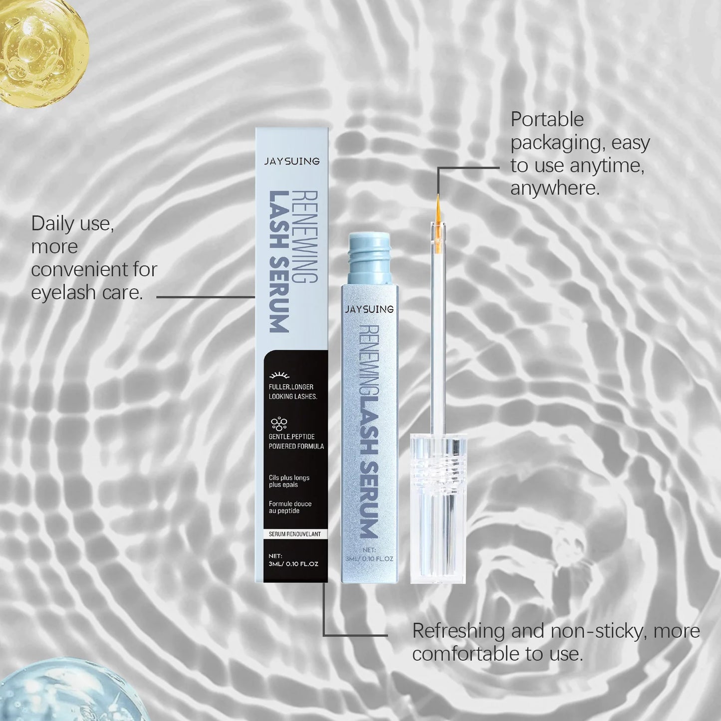 Eyelash Enhancing Serum Lengthening Fuller Thicker Lash Reduces Discomfort Dryness Lasting Moisturizing Repair Eyelash Treatment Peaceful Pleasures Health and Wellness
