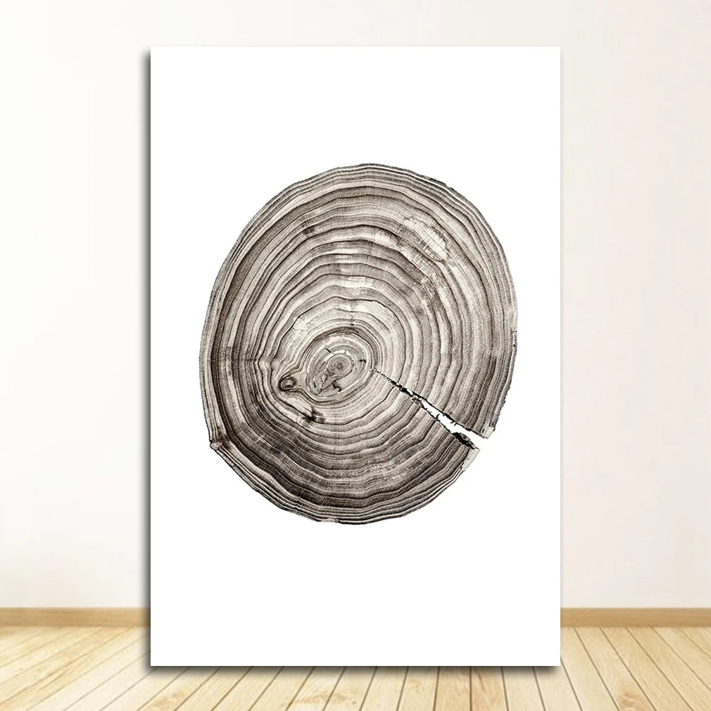 Nordic Deer Canvas Wall Art | Scandinavian Living Room Decor