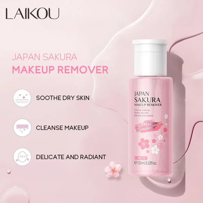 LAIKOU Gentle Makeup Remover Water – Lip, Eye & Face 100ml