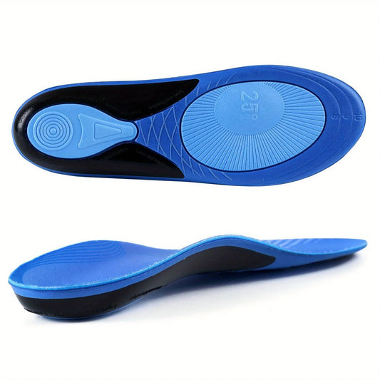 1 Pair Arch Support Insoles for Flat Feet, Shock Absorption Sports Insoles for Men & Women, Relieves Plantar Fasciitis Heel Spur Peaceful Pleasures Health and Wellness L