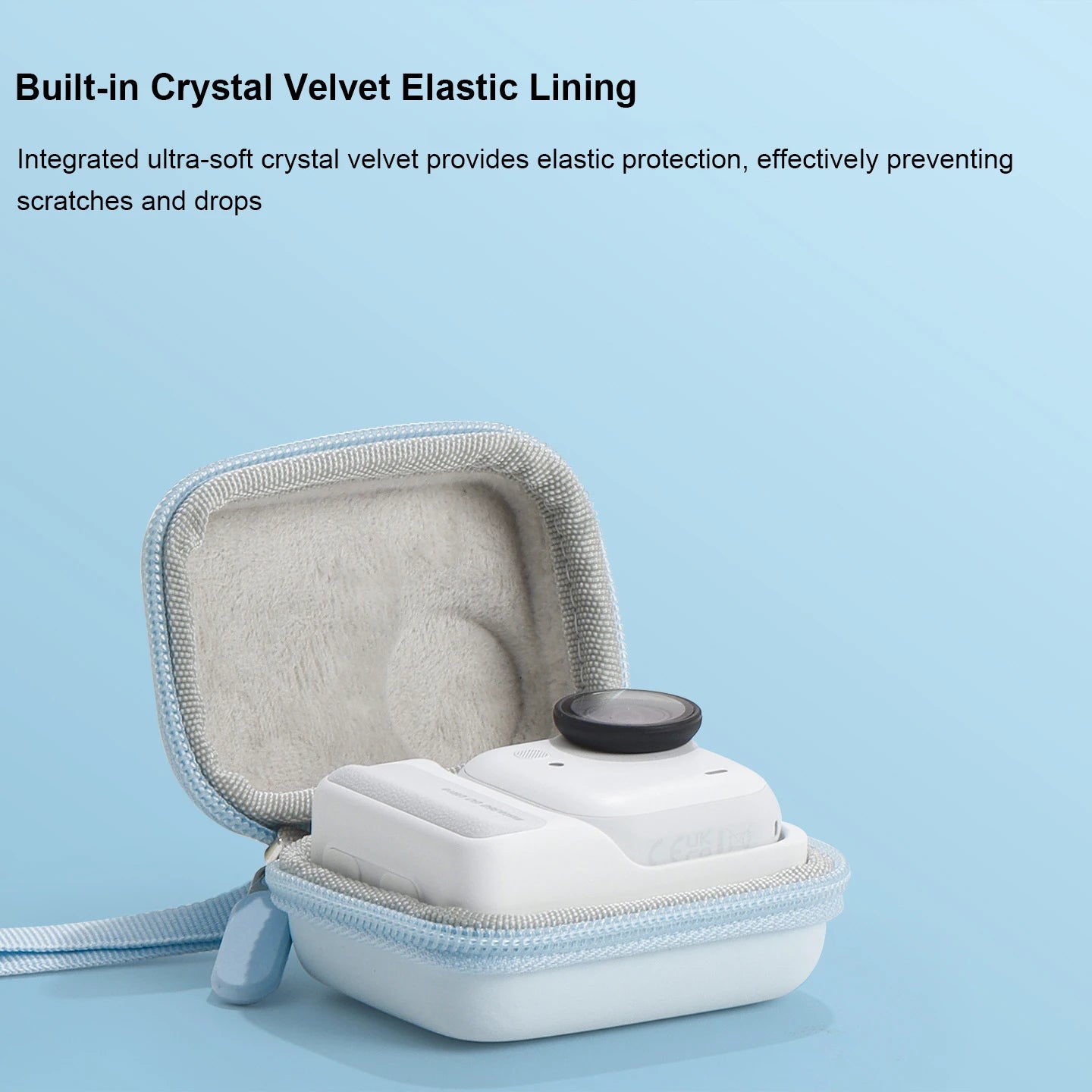 High-Density Water-Repellent Portable Mini Bag For Insta360 Go Ultra Waterproof Storage Bag Protective Case Storage Case Peaceful Pleasures Health and Wellness