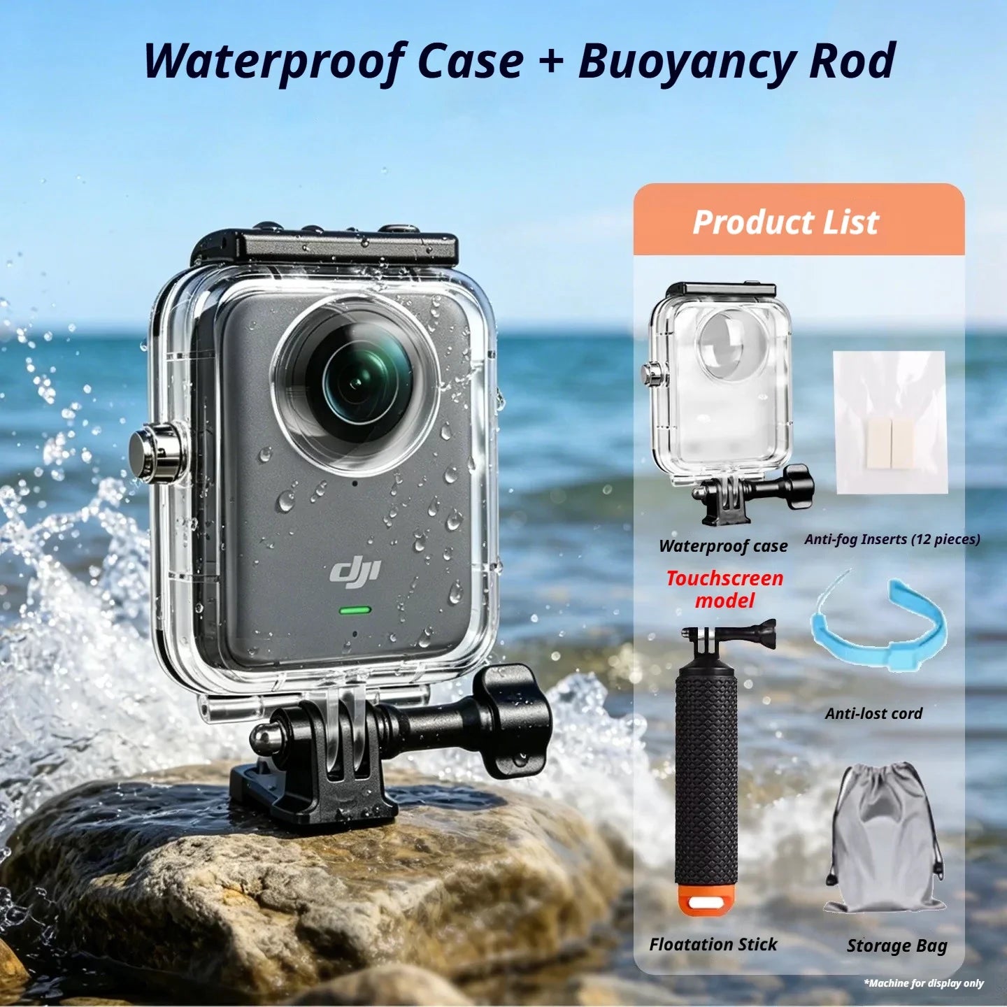 DJI Osmo 360 Waterproof Diving Case – 6M Underwater Protection