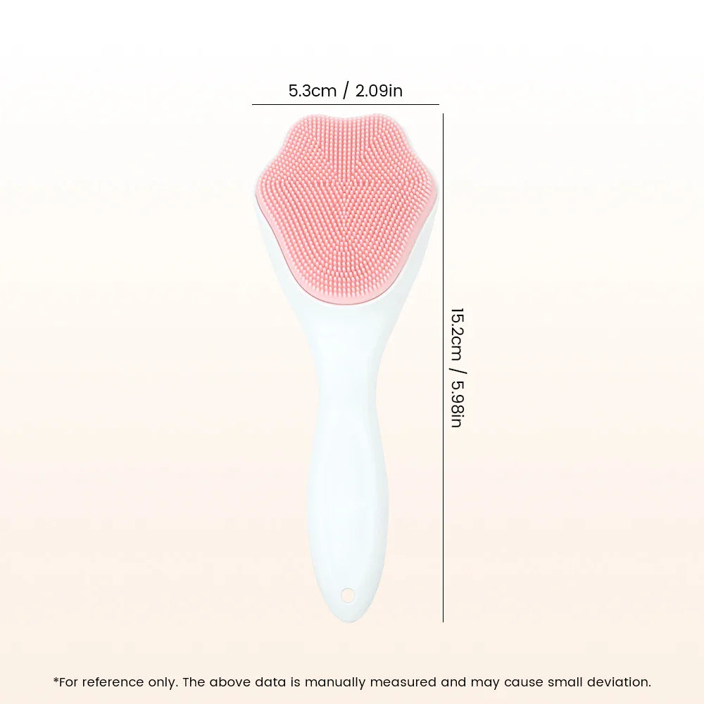 Soft Silicone Face Cleansing Brush – Gentle Exfoliating Scrubber