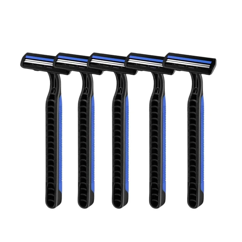 Disposable Twin-Blade Razors for Men & Women – 5 to 30 Pack