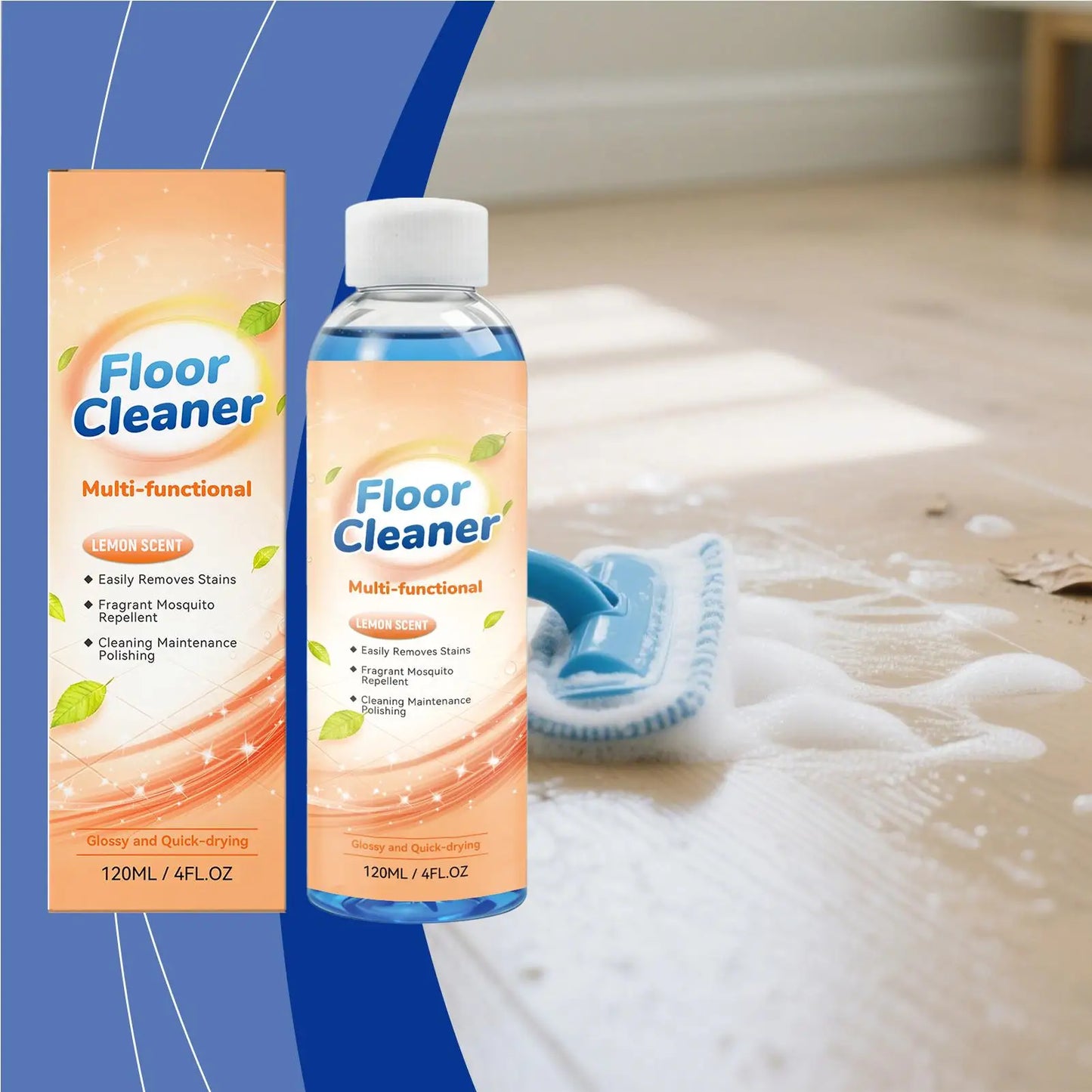 120ml Multi-Surface Floor Cleaner – Shine & Stain Remover