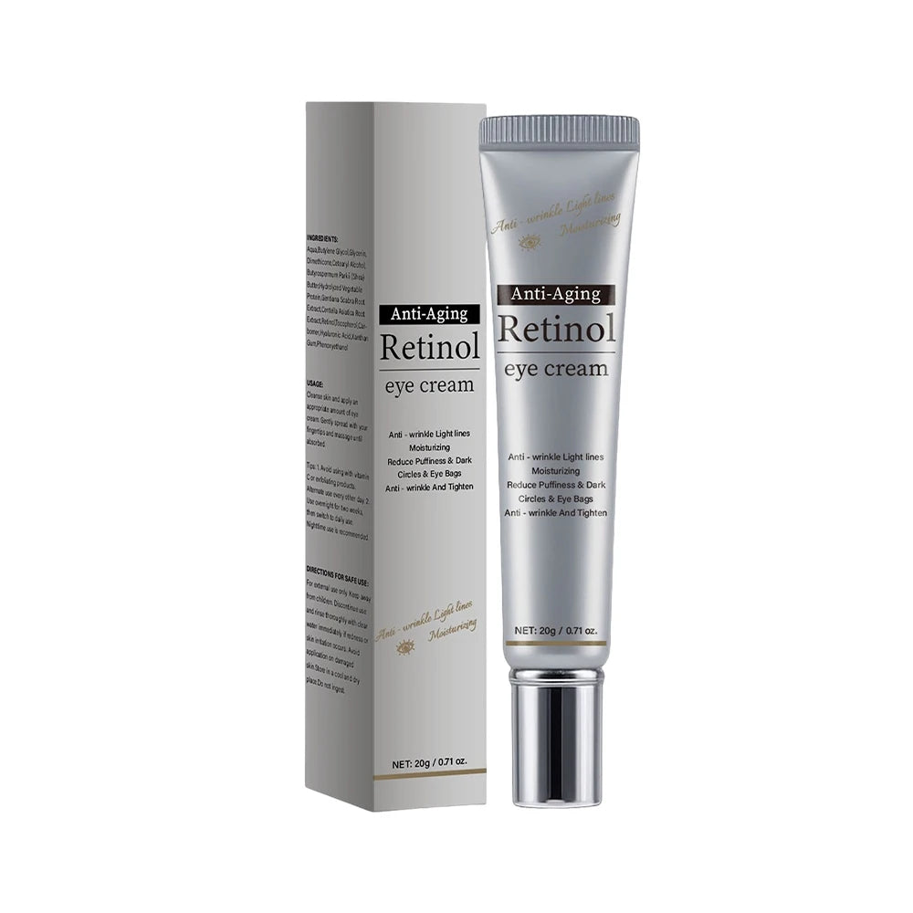 Retinol Under Eye Cream - Cream for Men & Women, Dark Circles, Puffiness & Wrinkles, Anti-Aging Eye Cream for Fine Lines, 20g Peaceful Pleasures Health and Wellness 20g
