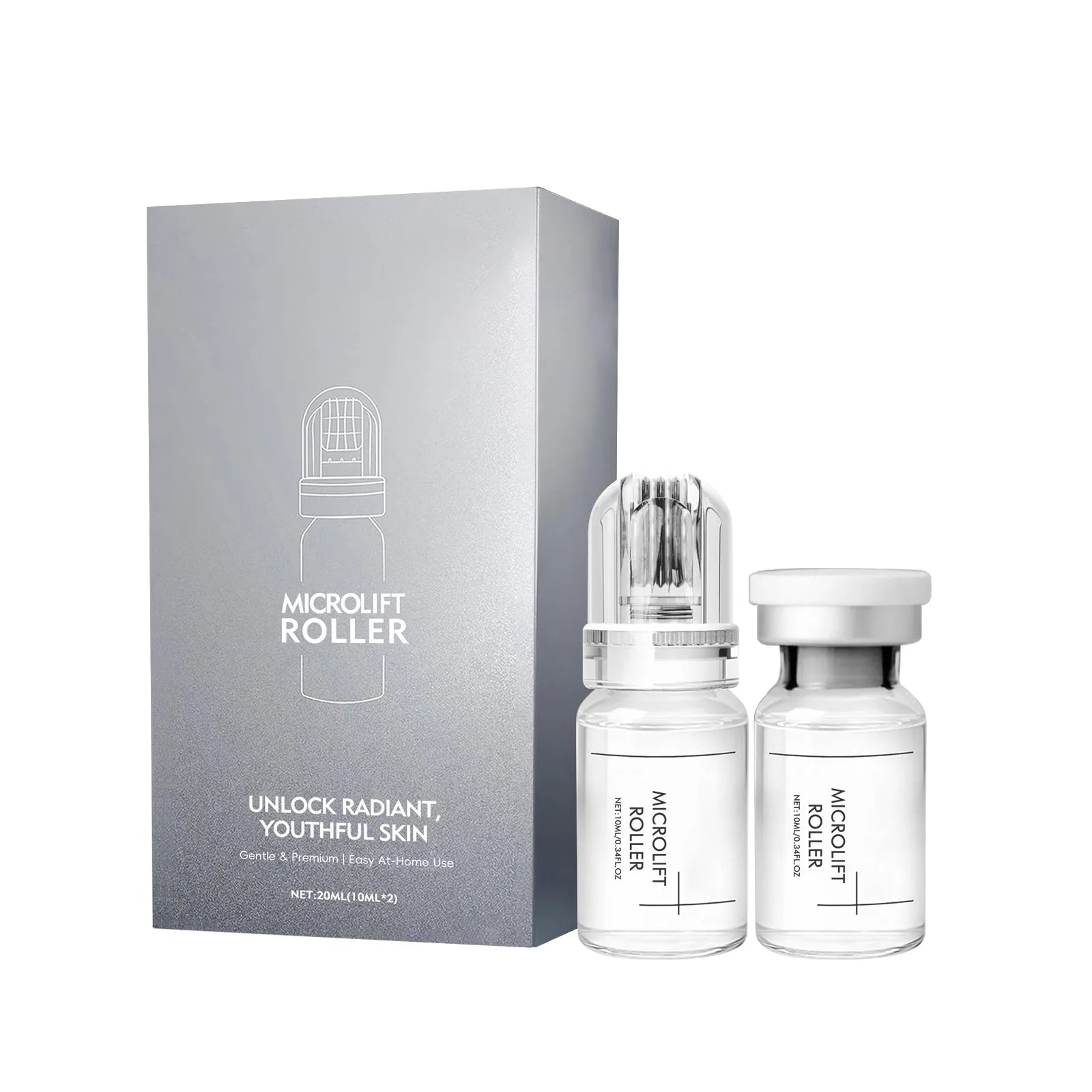 0.25MM Radiant Flawless Skin Micro Infusion Serum Kit Deeper Absorption Collagen Boost Brightening At Home Skincare Peaceful Pleasures Health and Wellness 1 kit
