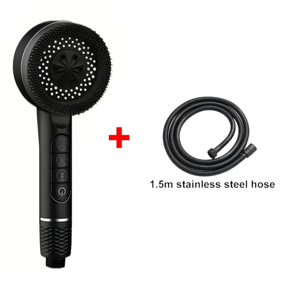 4-Mode High Pressure Self-Cleaning Shower Head with Filter