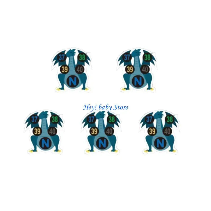 Baby Forehead Thermometer Strips – Cartoon Fever Stickers 5-Pack