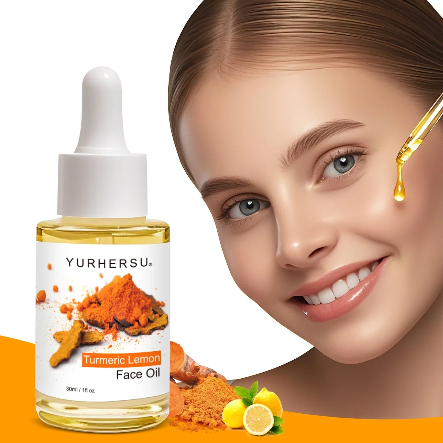YURHERSU Turmeric Lemon Revitalizing Face Oil 30ml