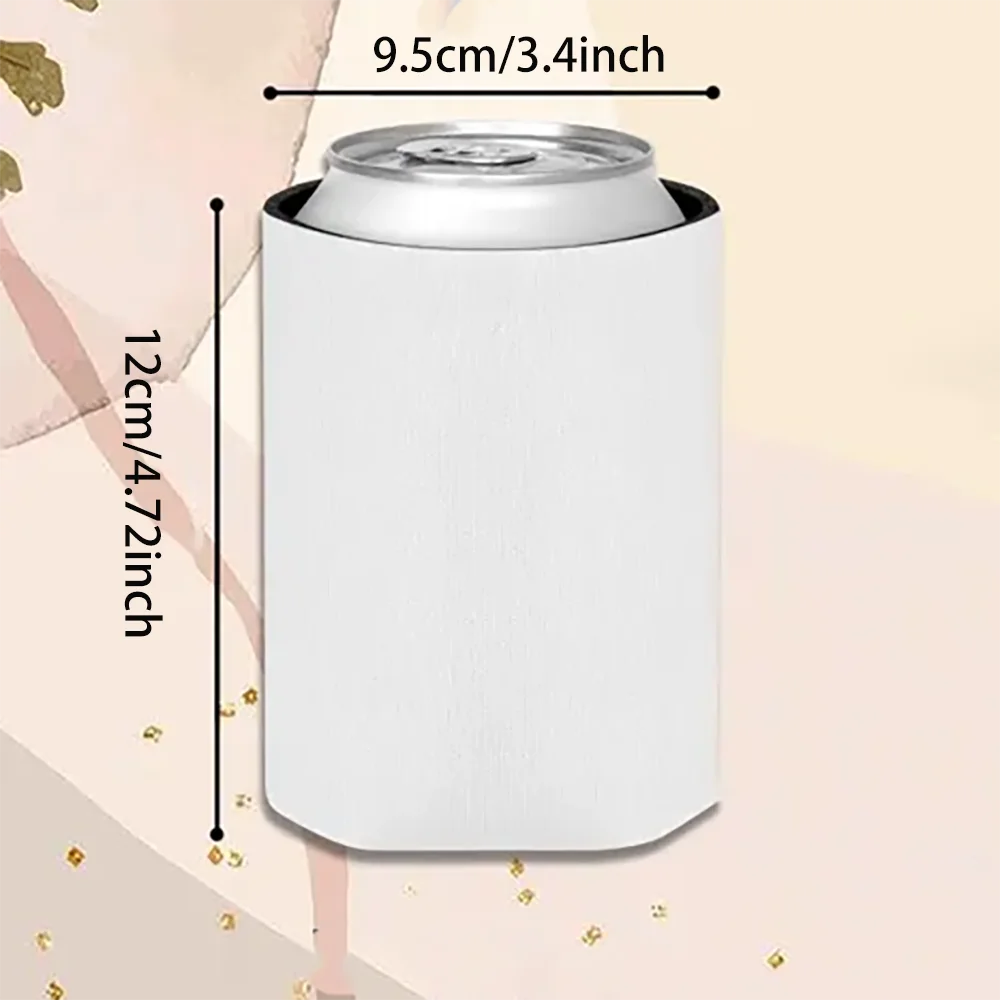 Personalized Can Coolers 5-Pack | Wedding & Bachelorette Favors Custom Can Coolers Peaceful Pleasures Health and Wellness