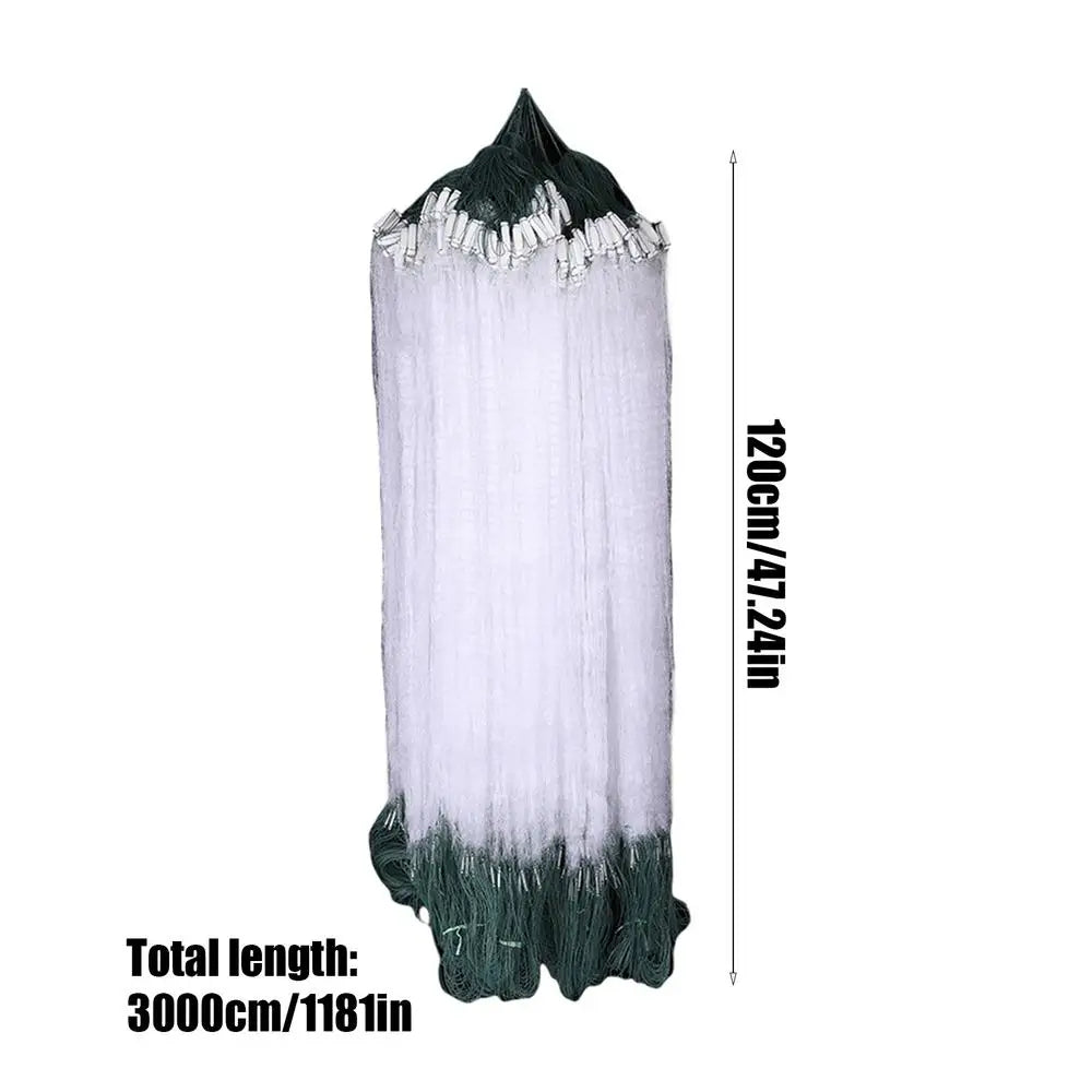 Professional Gillnet Fishing Cast Net | Single-Layer | 8–30m