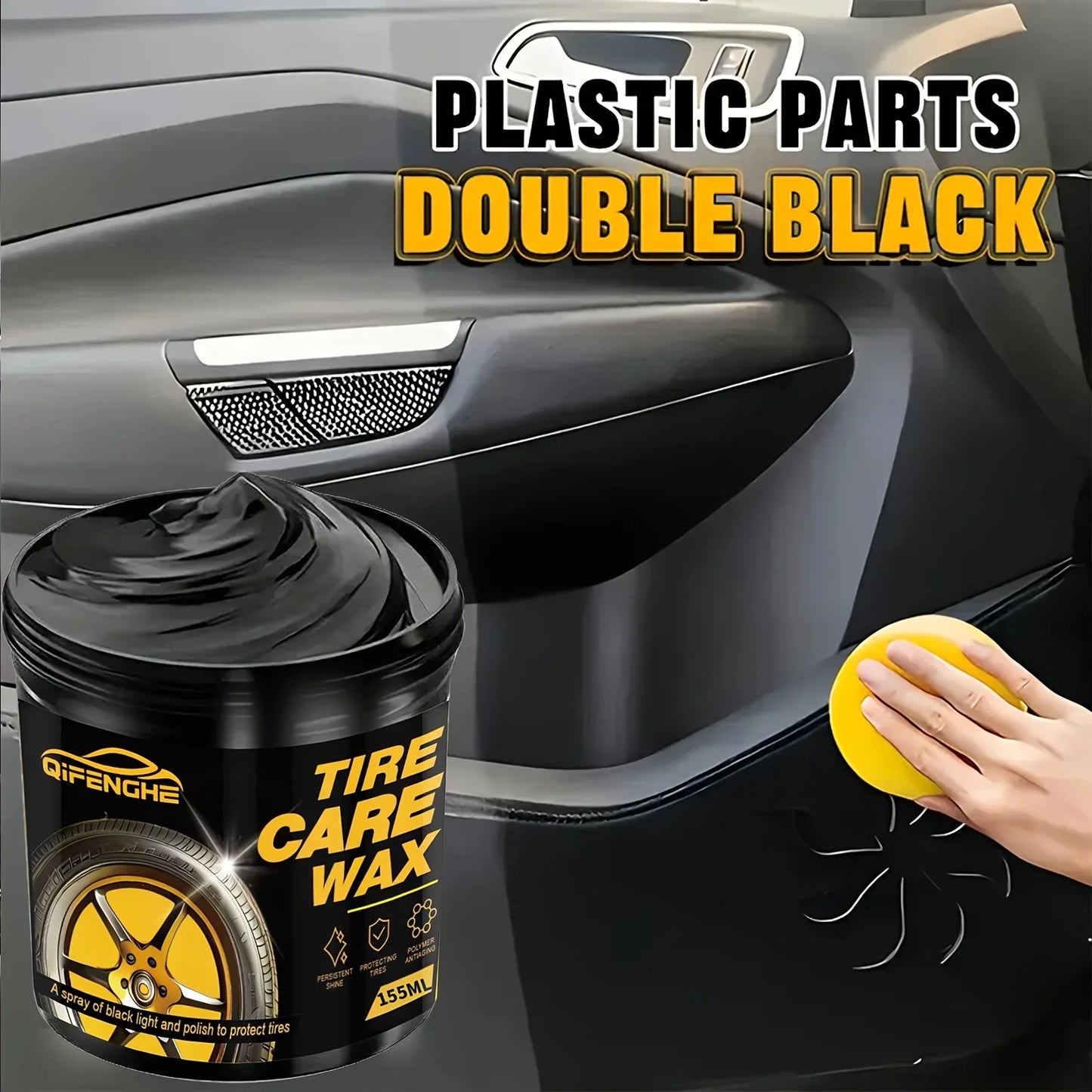 Tire Shine Spray & Dressing – High Gloss UV Protection Polish
