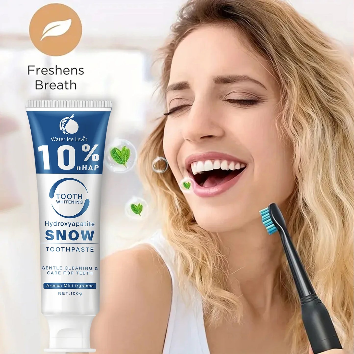 Nano Hydroxyapatite Whitening Toothpaste 10% – Deep Clean