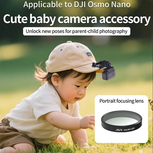 DJI OSMO Nano 10X Macro Lens Clip | Portrait Filter Accessory Camera Macro Lens Oasis Select