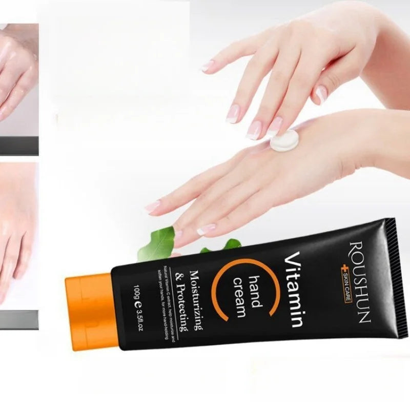 ROUSHUNVitaminCHand cream vitamin C hand creamMoisturizing, Refreshing, Non-Greasy, Moisturizing, Hand Cream，Suitable for All Sk Peaceful Pleasures Health and Wellness