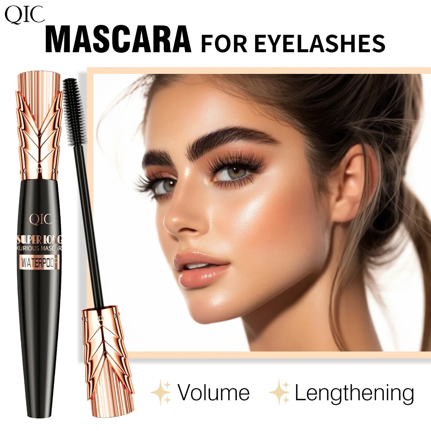 5D Silk Fiber Mascara – Waterproof, Lengthening & Volumizing