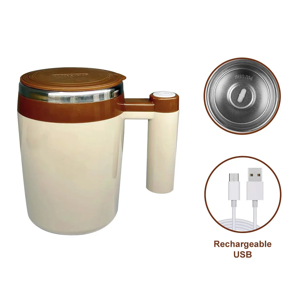URGGU Self-Stirring Magnetic Mug | USB Rechargeable 380ml