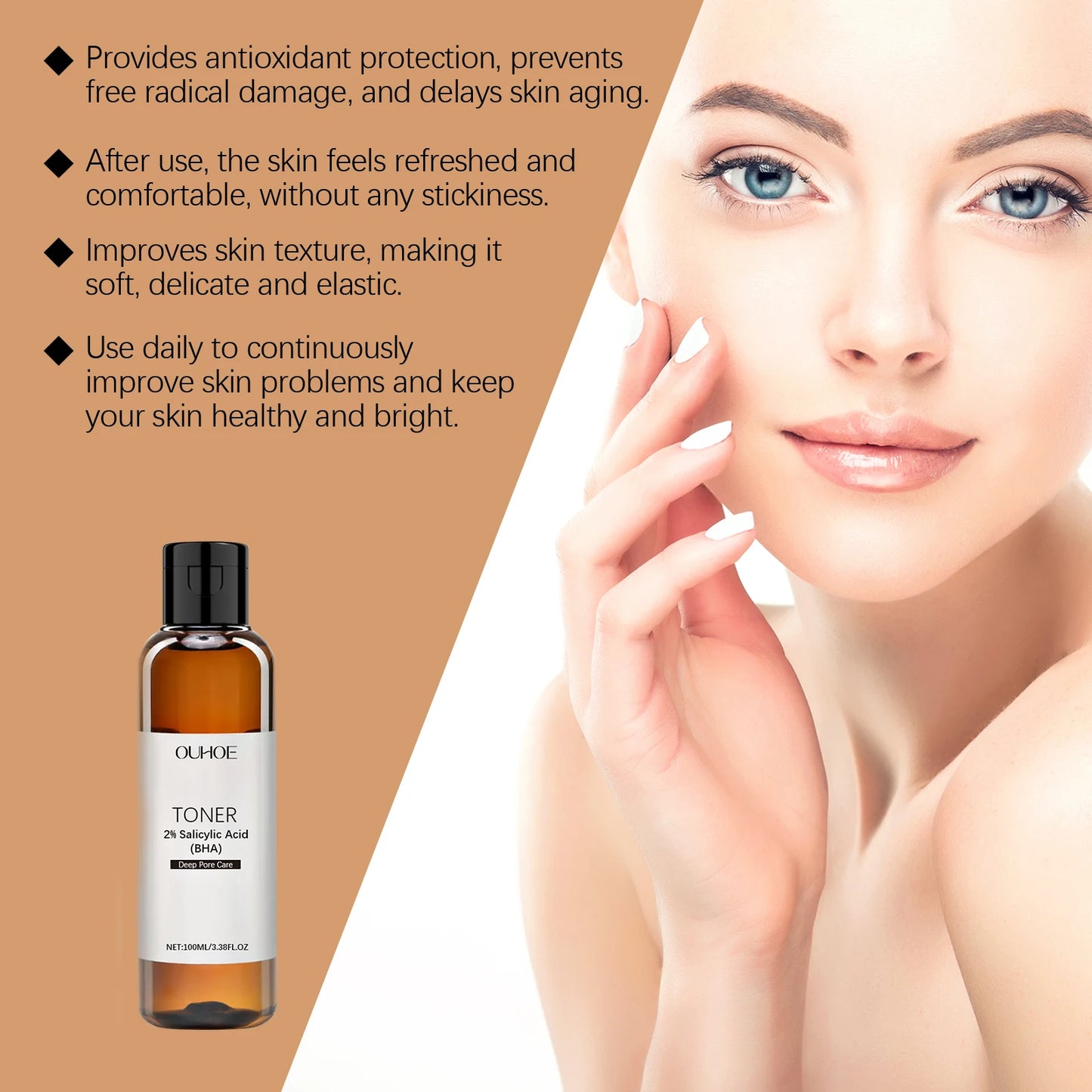 Salicylic Acid Toner – Acne, Pores & Oil Control | 100ml