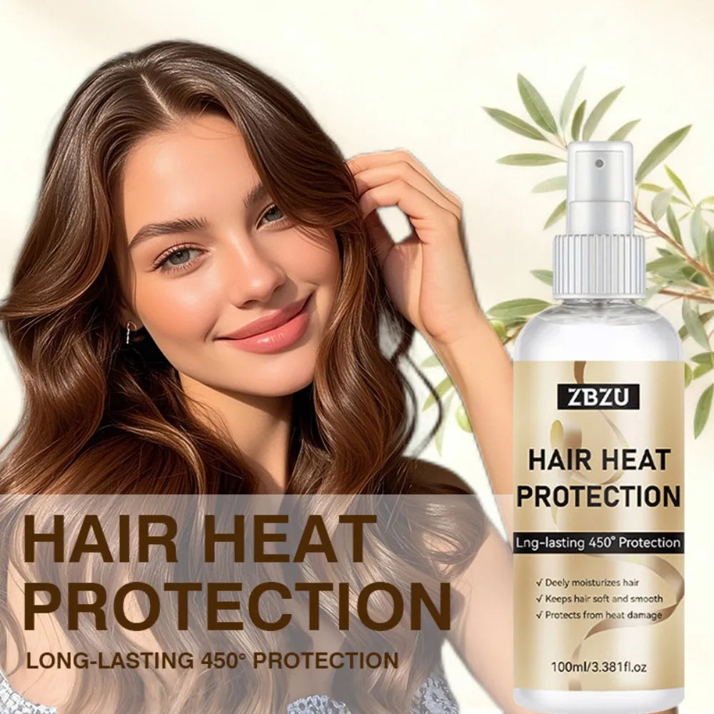 Heat Protectant Spray & UV Shield Hair Serum – 100ml